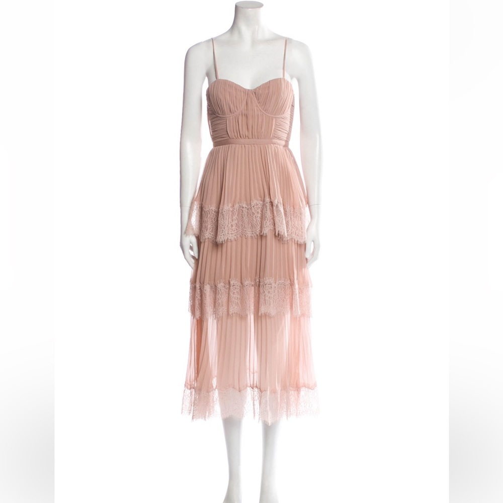 Self Portrait Neutral Dress